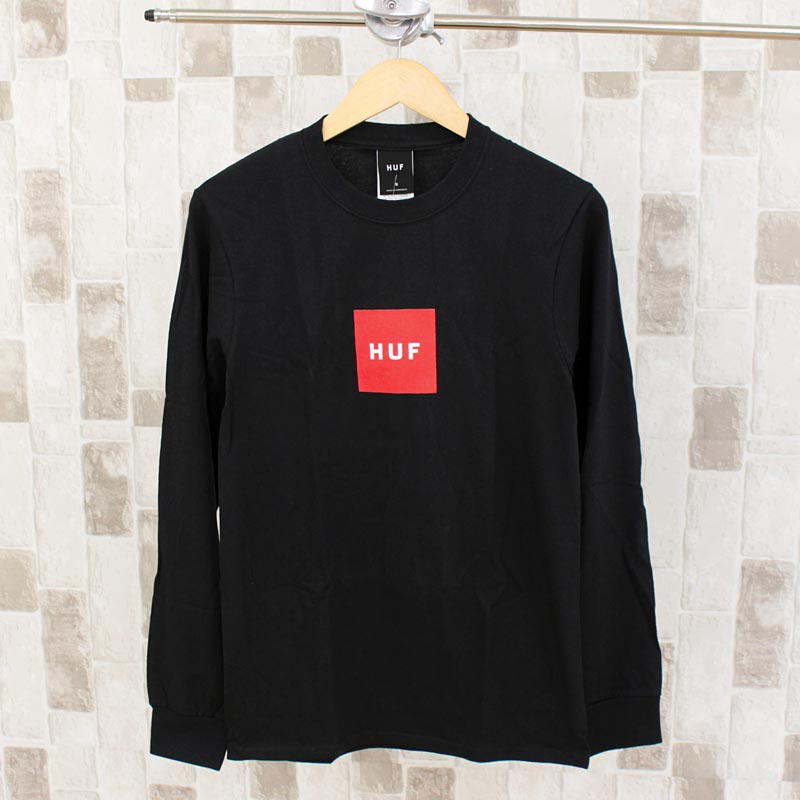 HUF ハフ エッセンシャル BOXロゴ ロングTシャツ Essentials Box Logo L/S Tee｜topism｜03