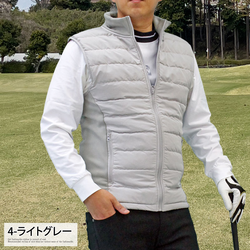 ゴルフ ダウンベスト メンズ ゴルフウェア ジャケット アウター