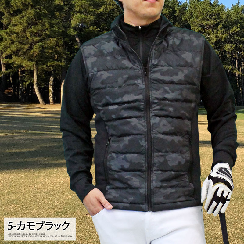 ゴルフ ダウンベスト メンズ ゴルフウェア ジャケット アウター