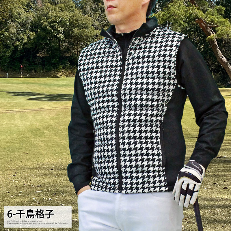 ゴルフ ダウンベスト メンズ ゴルフウェア ジャケット アウター