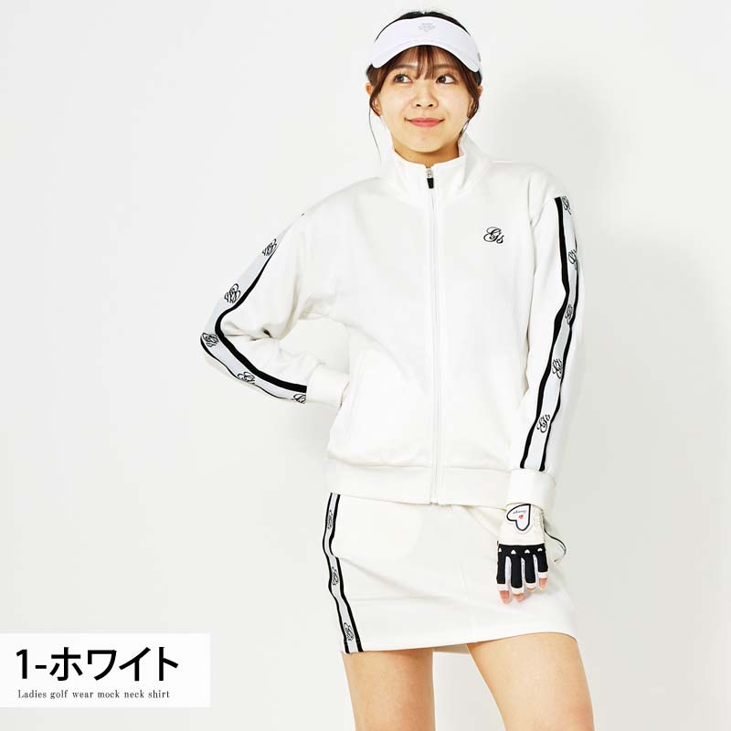 ゴルフウェア レディース 上下セットアップ gs GOLF ジップアップ