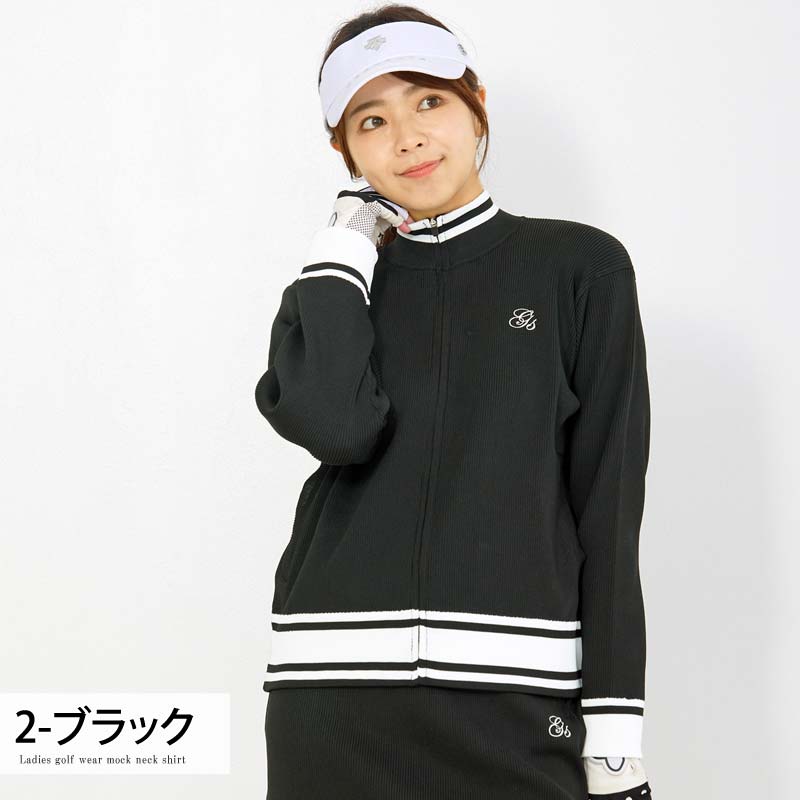 ゴルフウェア レディース gs GOLF ジップアップニットジャケット