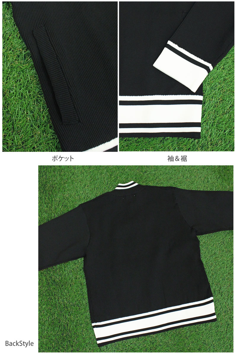 ゴルフウェア レディース gs GOLF ジップアップニットジャケット