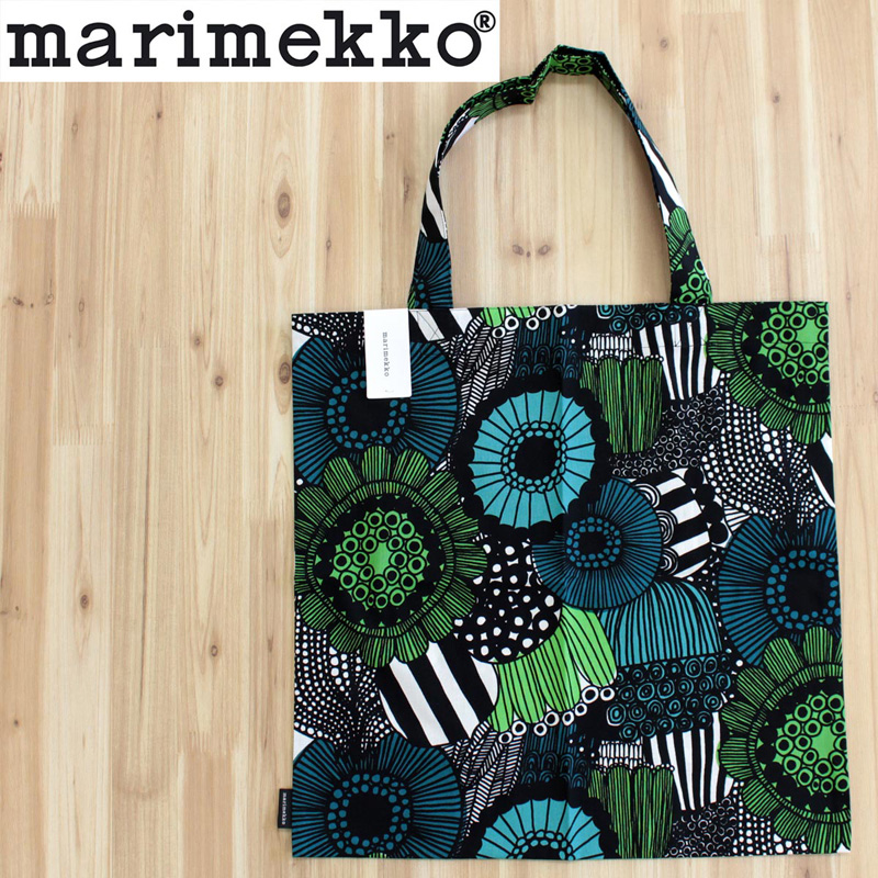 【2025SS】marimekko マリメッコ/Siirtolapuutarha トートバッグ Pieni Siirtolapuutarha ファブリックバッグ 44×43cm | Maija