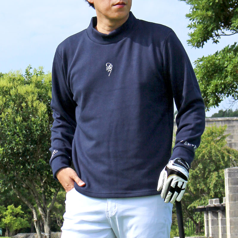 【ムータ】裏起毛 トレーナー スウェット GOLF ゴルフウェア ゴルフウェア メンズ ゴルフ トレーナー 裏起毛 スウェット ハーフ