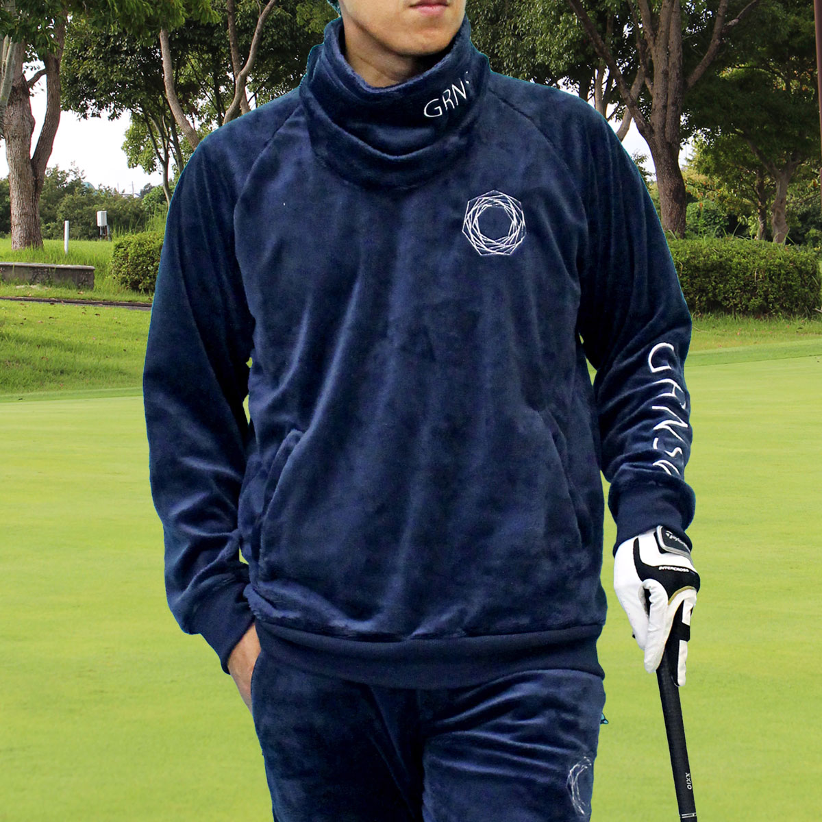 ゴルフウェア メンズ トレーナー GIORNO SEVEN ジョルノセブン ネック