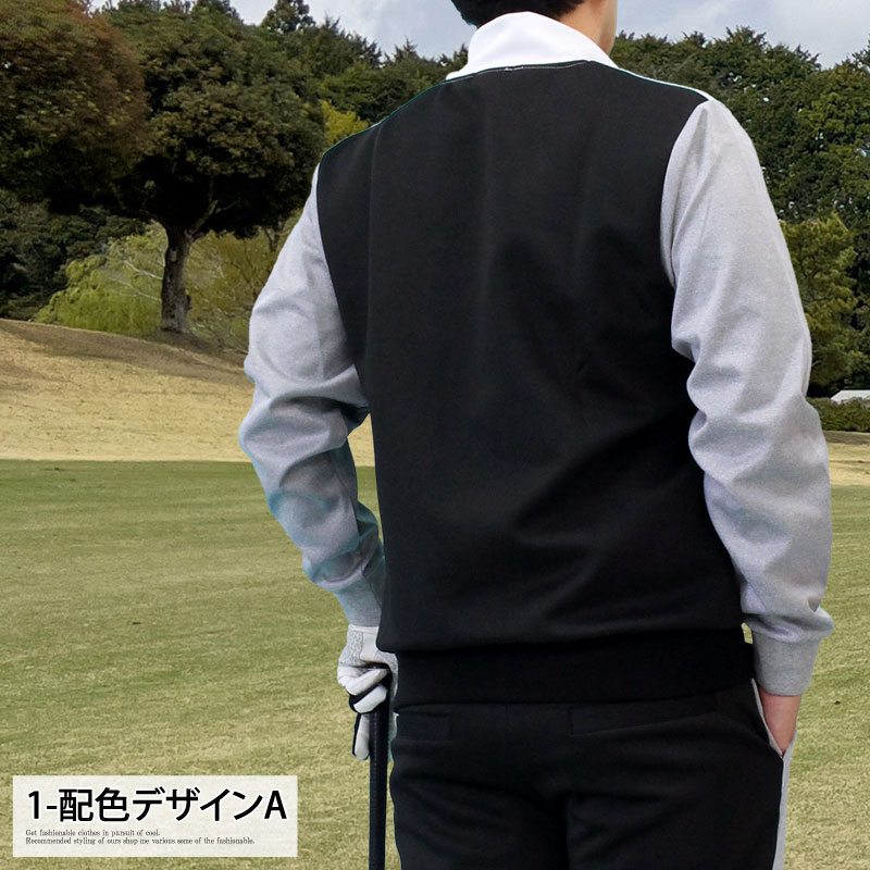 ゴルフウェア メンズ ゴルフ ハーフジップトレーナー GIORNO SEVEN