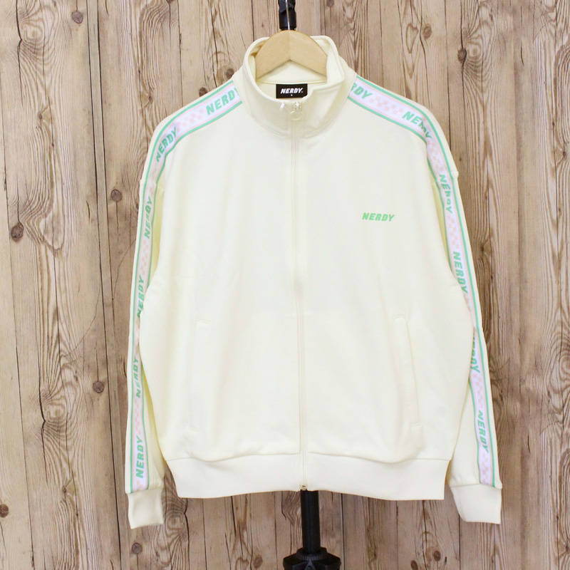 美品　NERDY レアカラー　トラックジャケット　ジャージ　ゆったり　M 韓国 NERDY ノルディ トラックジャケット セットアップ ジャージ 韓国