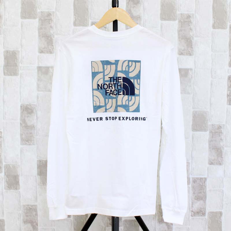 THE NORTH FACE ザ ノースフェイス ロンT 長袖 Tシャツ スクエアBOXバックプリントロングTシャツ L/S BOX NSE TEE メンズ ブランド