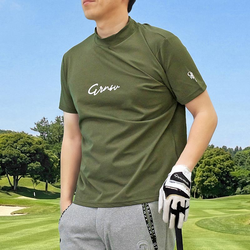 ゴルフウェア モックネックシャツ メンズ GIORNO SEVEN ジョルノセブン