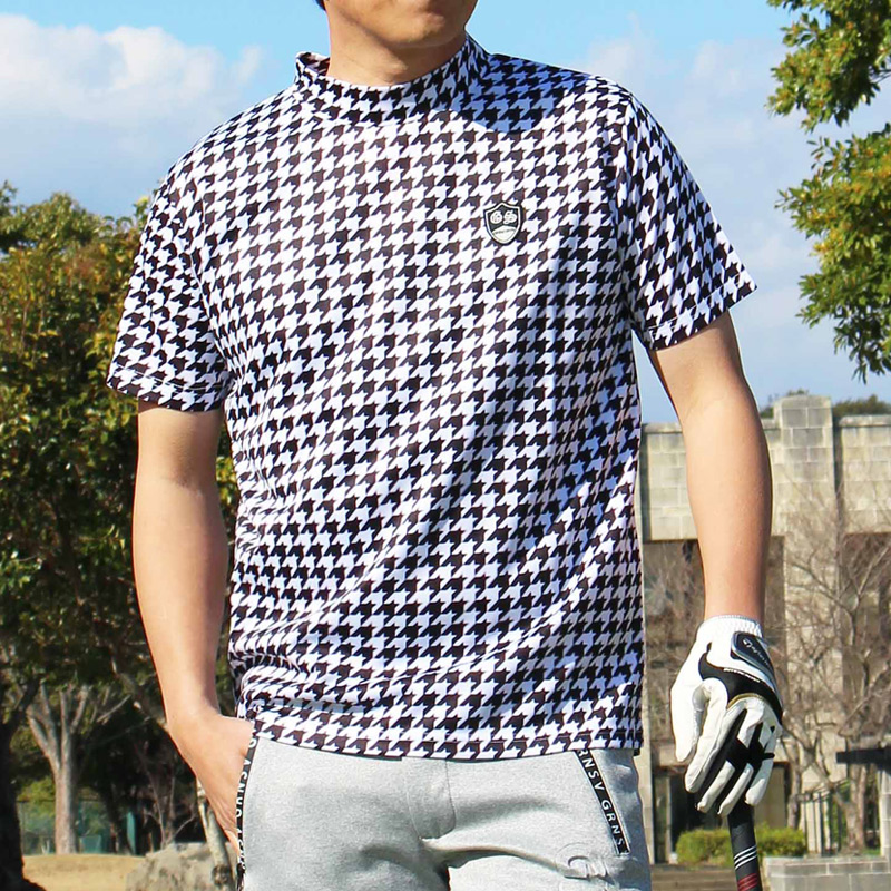 ゴルフウェア モックネックシャツ メンズ GIORNO SEVEN ジョルノセブン