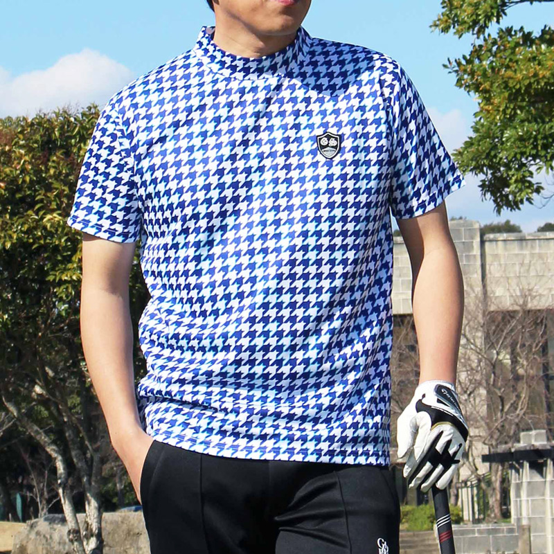 ゴルフウェア モックネックシャツ メンズ GIORNO SEVEN ジョルノセブン