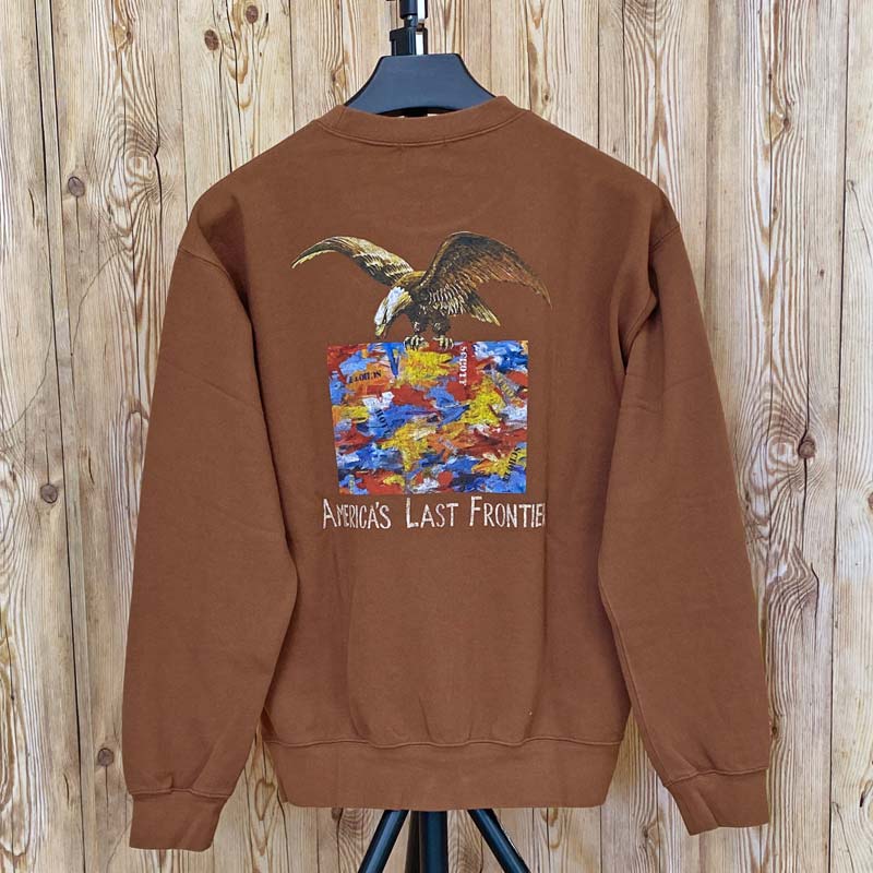 Schott N.Y.C ショット EAGLE AND MAP CREW SWEAT クルー