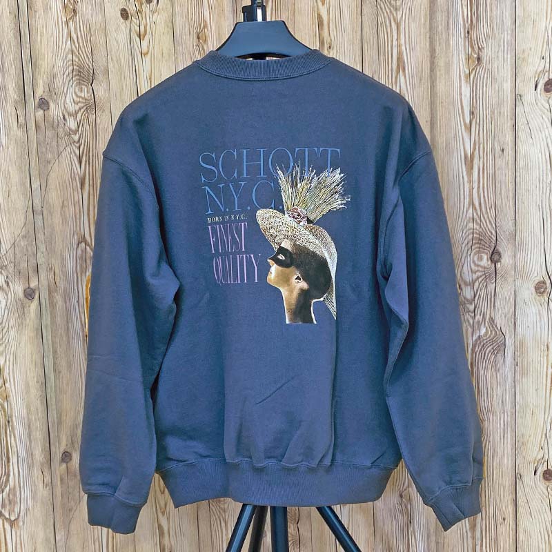 Schott ショット クルースウェット イーグル アンド マップ Schott｜CREW SWEAT EAGLE AND MAP/クルースウェット イーグル