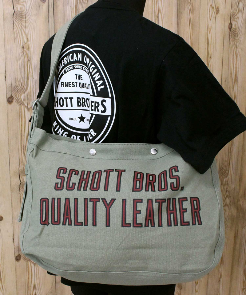 Schott N.Y.C（ショット） Schott ロゴプリント NEWSPAPER BAG