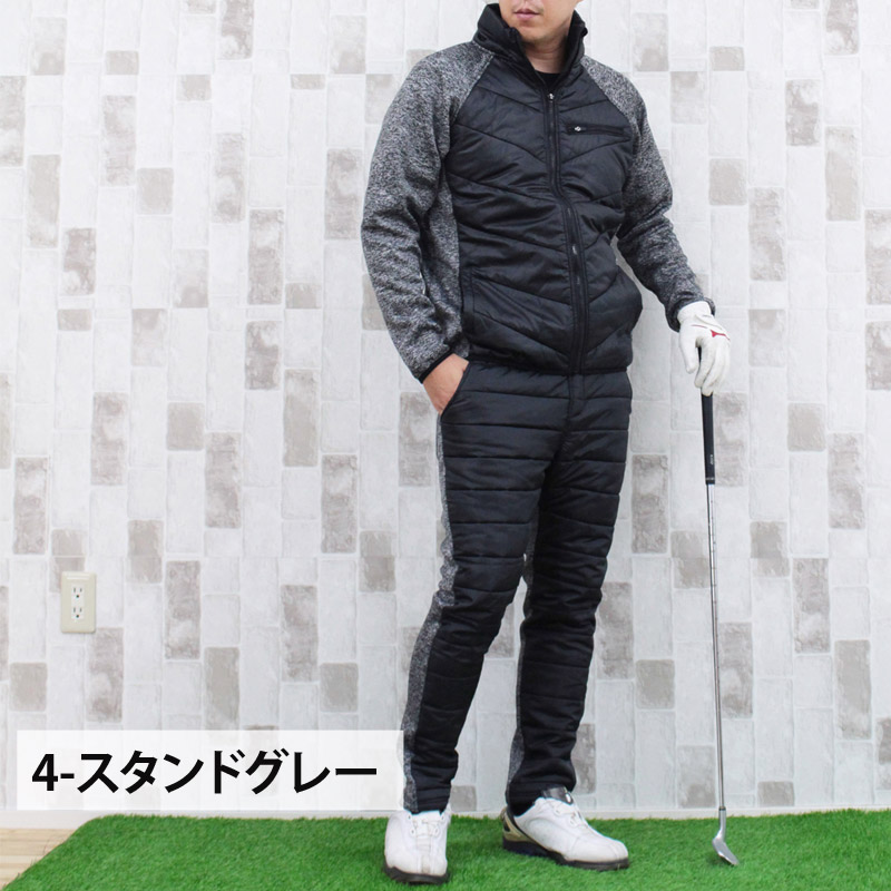 PING ゴルフウェア中綿パンツ、ジャケットセットアップ-