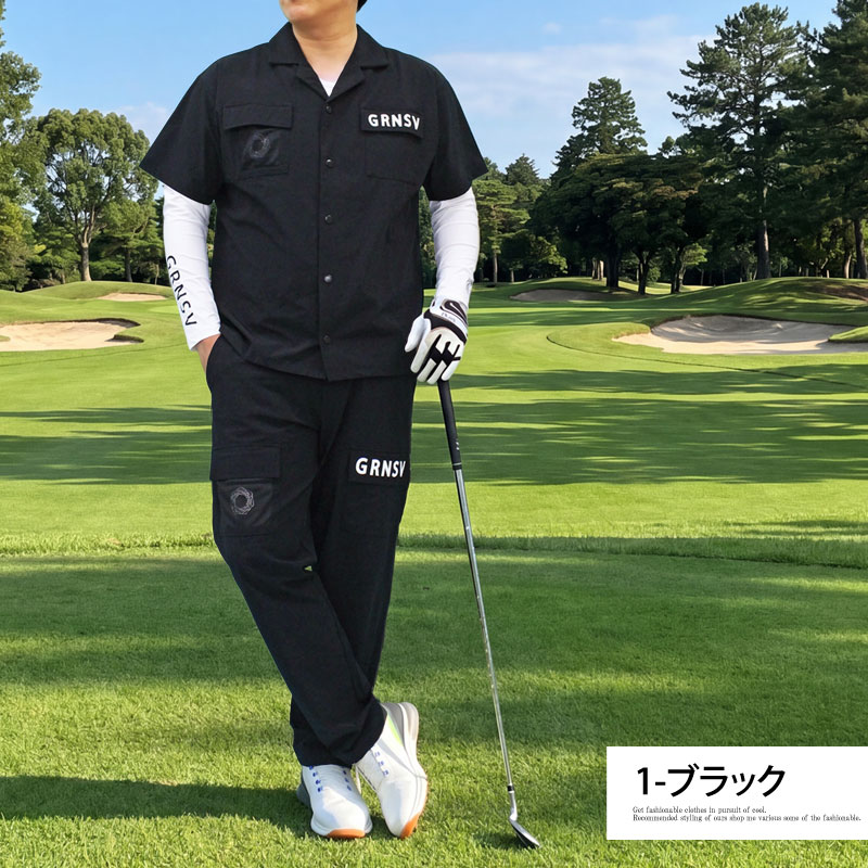 GOLFINO セットアップ ゴルフセットアップ メンズ 多機能 上下セット ゴルフウェア GIORNO