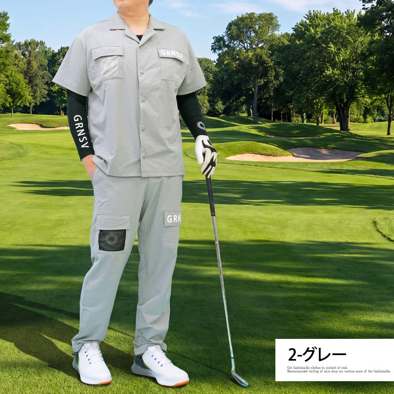 GOLFINO セットアップ ゴルフセットアップ メンズ 多機能 上下セット ゴルフウェア GIORNO