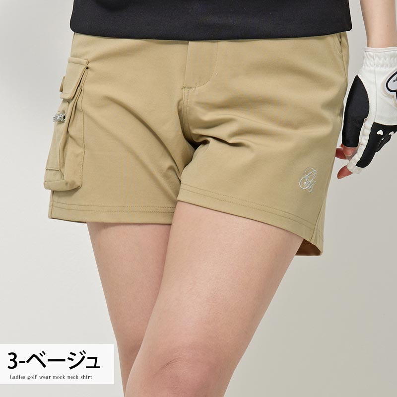 ゴルフショートパンツ レディース ゴルフウェア gs GOLF ハーフ