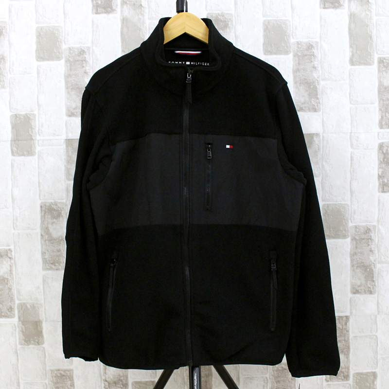 TOMMY HILFIGER トミー ヒルフィガー フリーススタンドカラージャケット FLEECE STAND COLLAR JACKET 長袖  ジップアップ ロゴ トップス メンズ ブランド