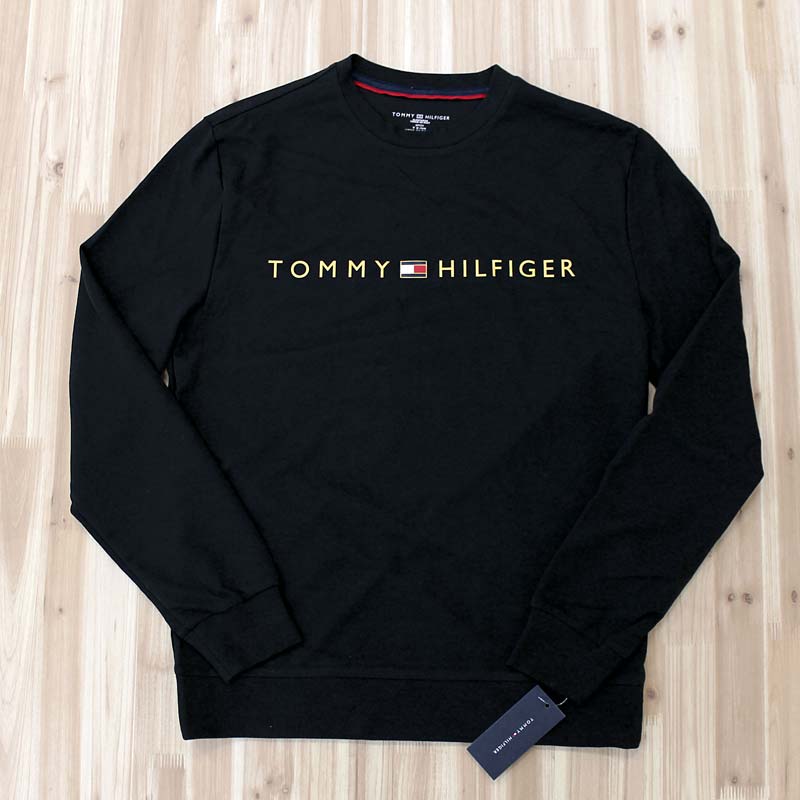 TOMMY HILFIGER トミー ヒルフィガー エッセンシャルロゴ スウェット トレーナー 09T3896 メンズ ブランド