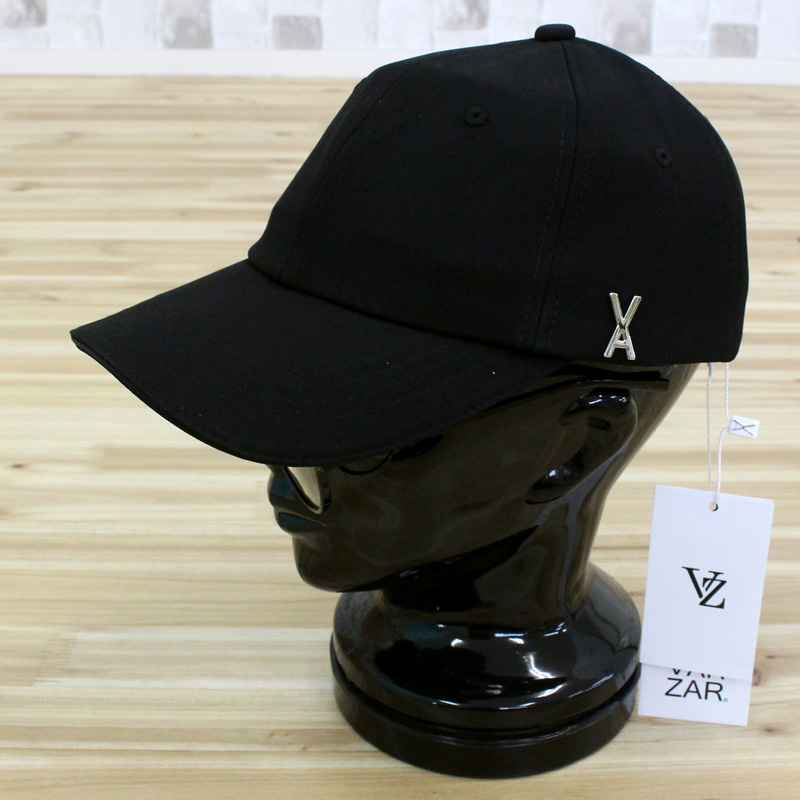 VARZAR バザール シルバースタッドオーバーフィットボールキャップ Silver stud over fit ball cap black 帽子 639 640 641 キャップ メンズ レディース