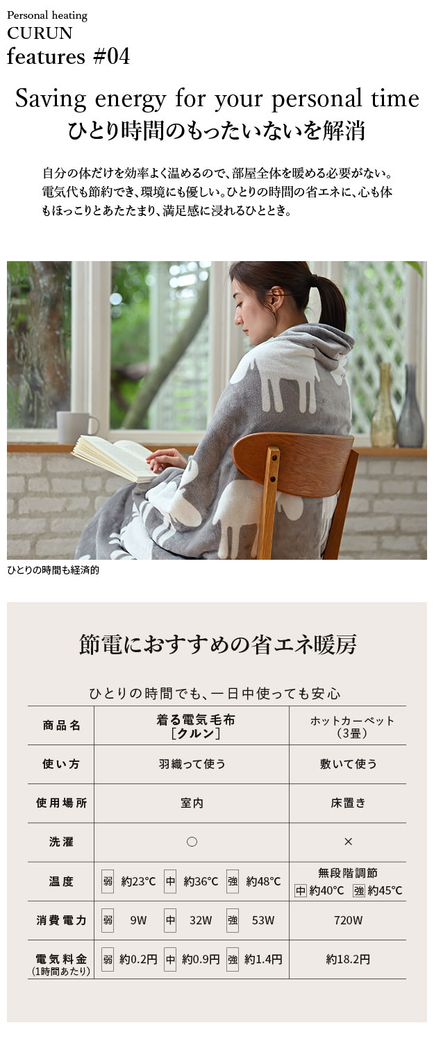 とろけるフランネル 着る電気毛布 curun クルン エルク柄 ノルディック とろけるフランネル 着る電気毛布 curun クルン エルク柄 ノルディック