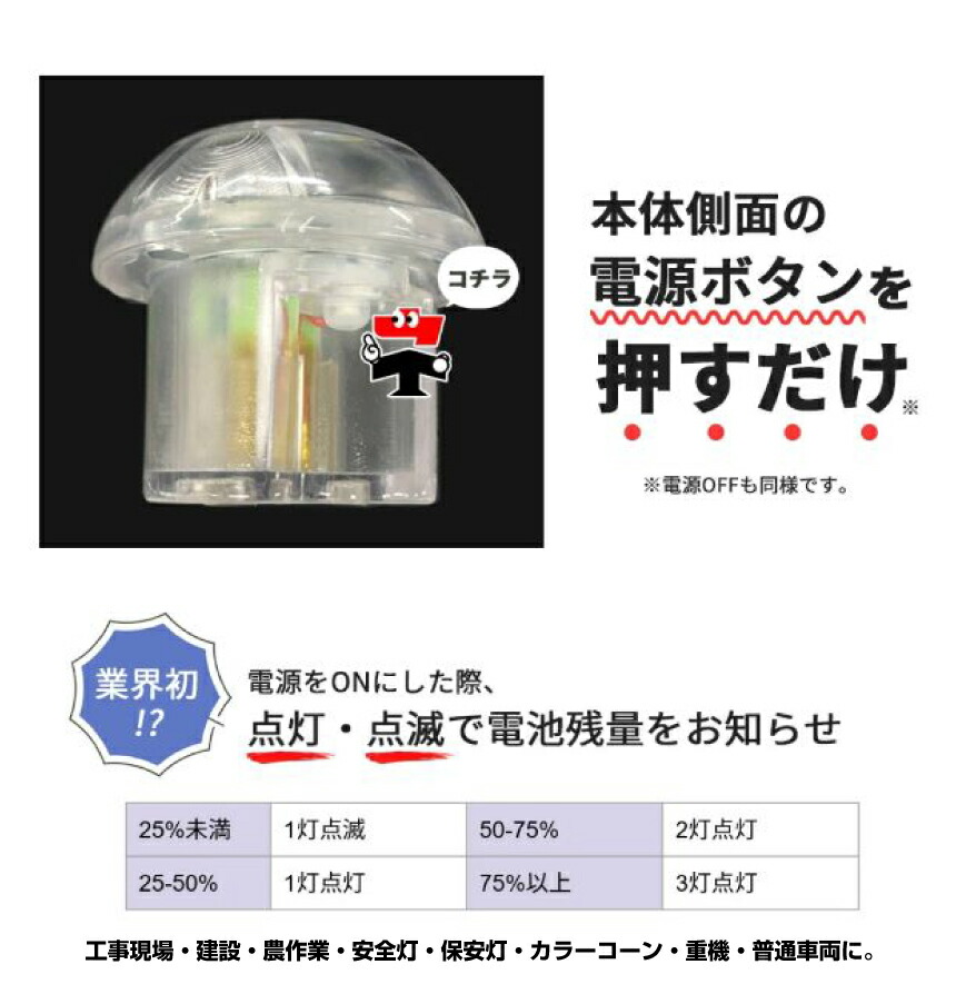KMネクスト ソーラー式 マグネット付保安灯 マグピカソーラー3 KMネクスト ソーラー式 マグネット付保安灯 マグピカソーラー3