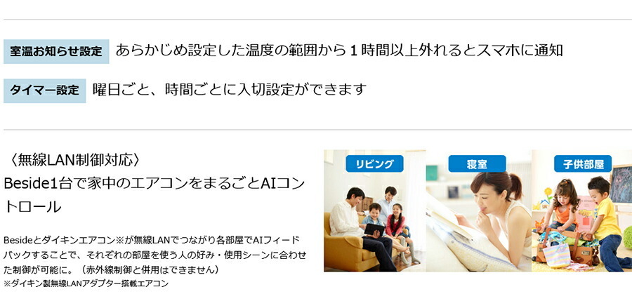 ダイキン IAQセンサー＆コントローラー Beside（ビサイド