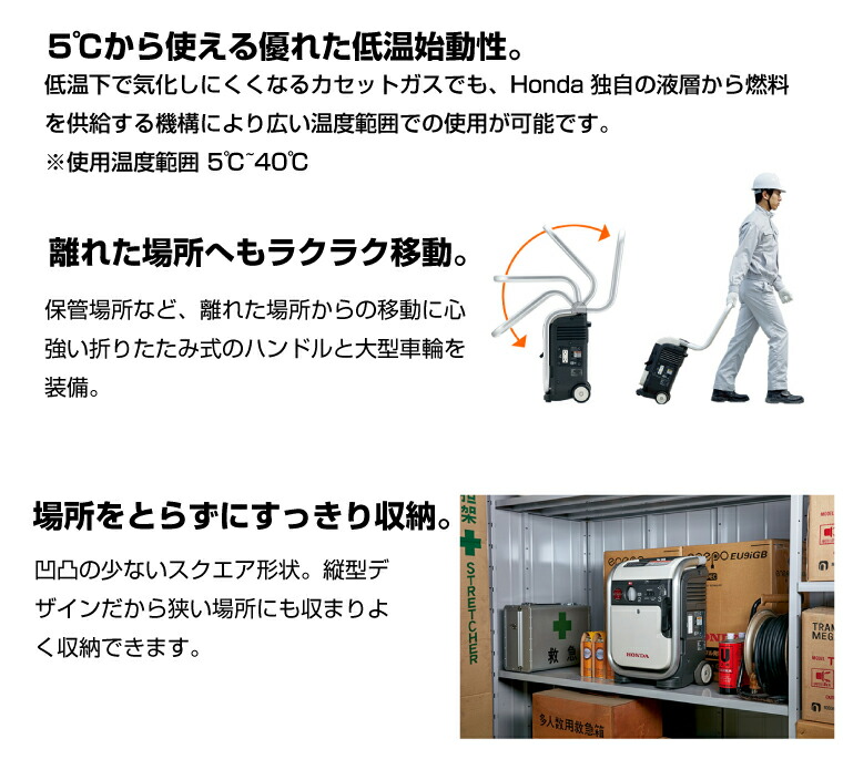 ホンダ 【車上渡し】ホンダ HONDA 正弦波 インバーター発電機