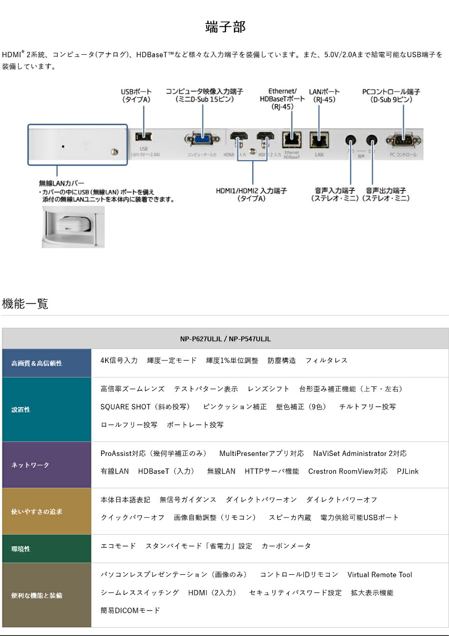 NEC メーカー在庫限り 液晶プロジェクター ViewLight