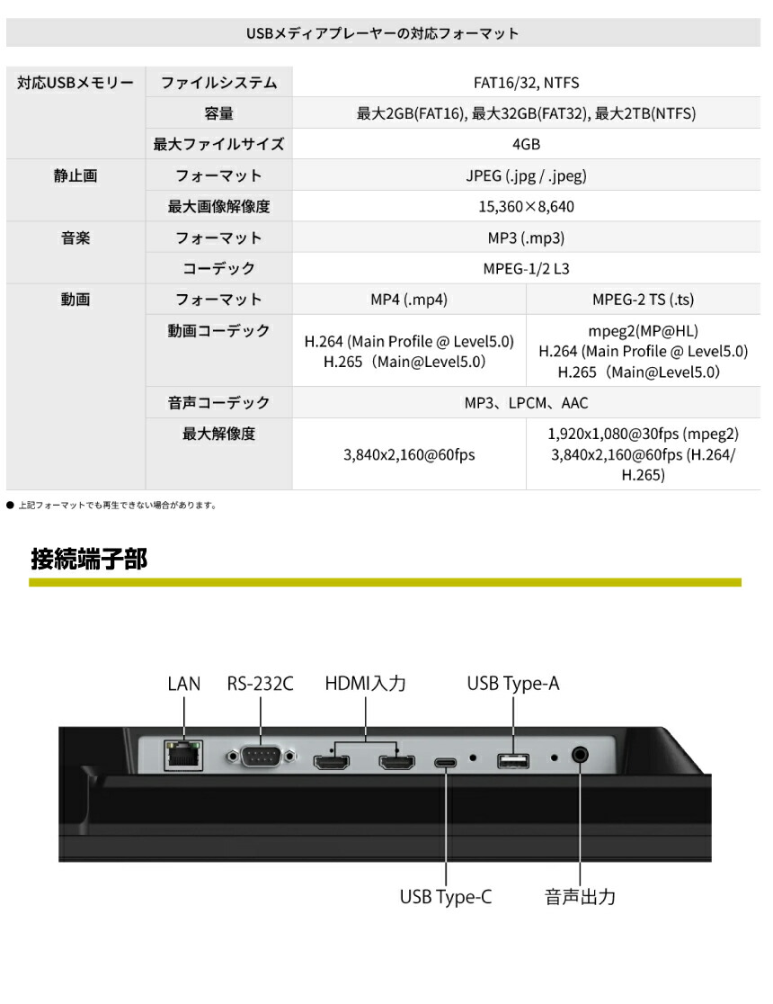 SHARP 即納可 シャープデジタルサイネージ PN-HW432 本体