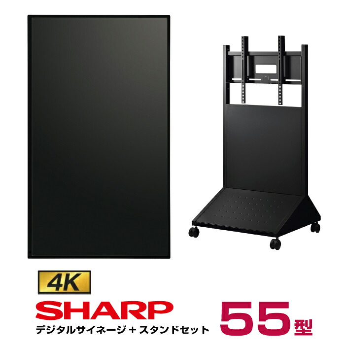 �\���t(10�����{���ח\��) �y�Z�b�g���i�z�V���[�v 4K�Ή��f�W�^���T�C�l�[�W 55�^ PN-HW552 �����^�X�^���h�Z�b�g �n���~�H�Y XS-76 SHARP