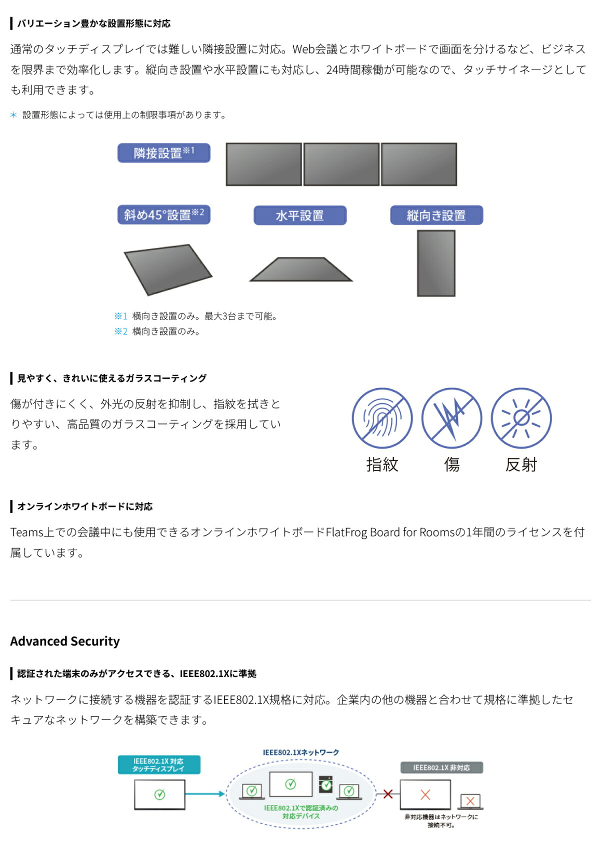 SHARP（シャープ） タッチディスプレイ4K BIG PAD 65型 PN-LA652 本体