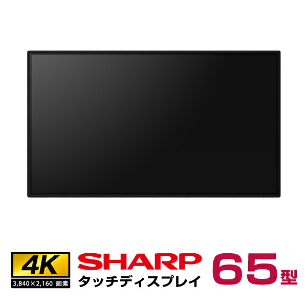���[�J�[�݌ɗL  �V���[�v �^�b�`�f�B�X�v���C4K BIG PAD 65�^ PN-LB653 �{�� SHARP