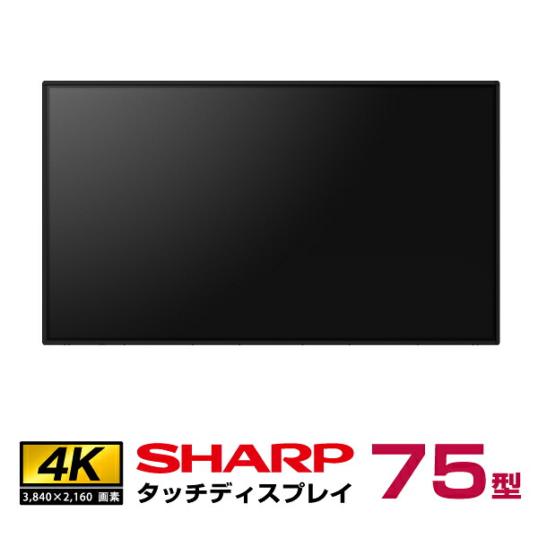 �\���t(10�����{���ח\��) �V���[�v �^�b�`�f�B�X�v���C4K BIG PAD 75�^ PN-LB753 �{�� SHARP