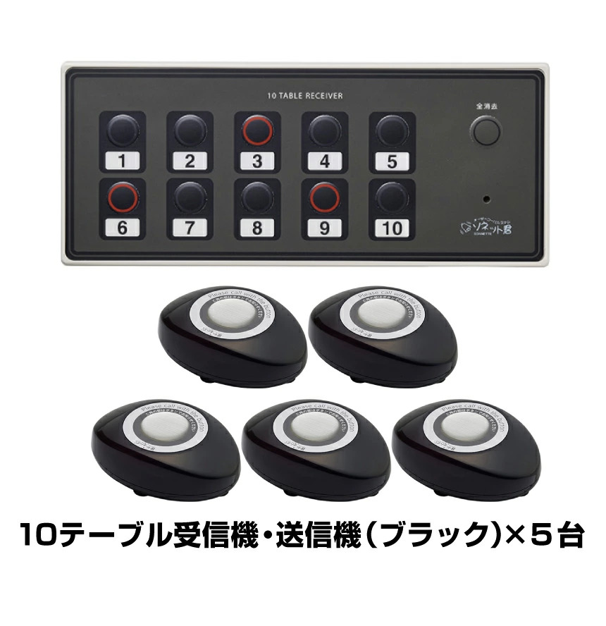 セット商品】オーダーコールシステム ソネット君 基本セットA (片面