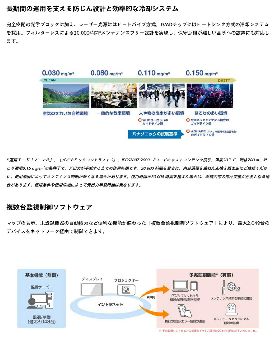 Panasonic（パナソニック） (受注生産品) DLPプロジェクター PT
