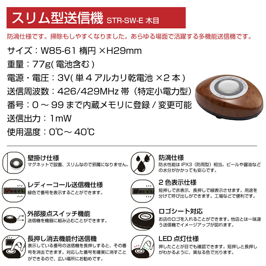 完動品ソネット君送信機4台セット ご使用中の受信機と電波設定してから郵送します。 ソネット君 - 呼び出しベルのパシフィック湘南