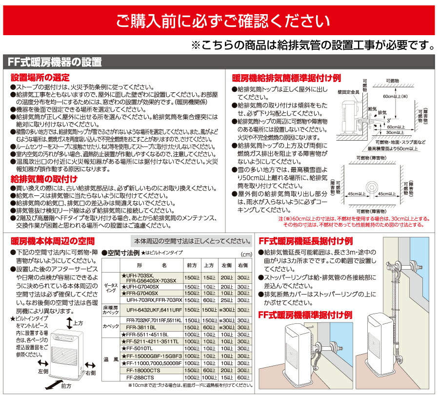 CHOFU FF式石油ストーブ FF輻射タイプ (木造 ストーブ | east-wind.jp