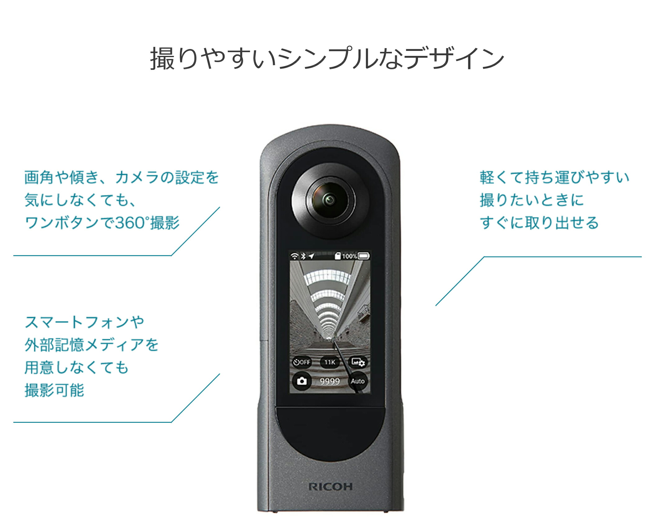 RICOH THETA リコー シータ X JPN 46GB 3年保証モデル