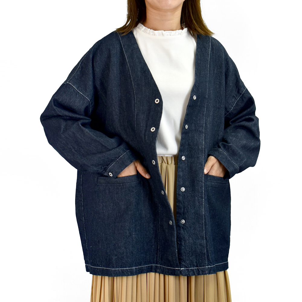 Bliss bunch（ブリスバンチ） デニムジャケット ステッチ配色