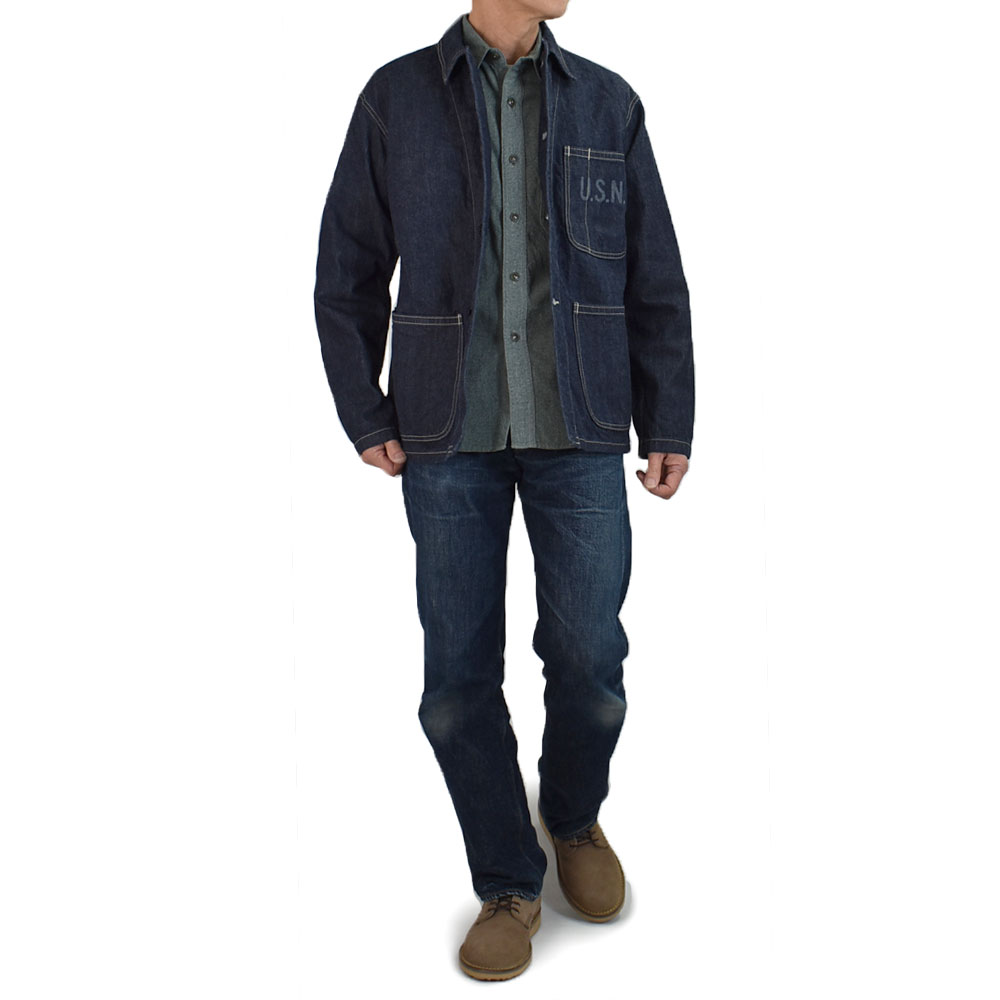 コリンボ COLIMBO ジャケット NAVAL WORK JKT. N-3 TYPE 12OZ DENIM
