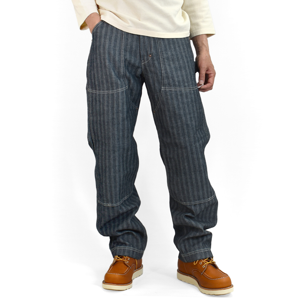 【新品未使用正規品】BOGLIOLI★ボリオリ★CIEGO★コットンカラーパンツ コリンボ COLIMBO パンツ Coalwood Painter Pants Indigo Herringbone