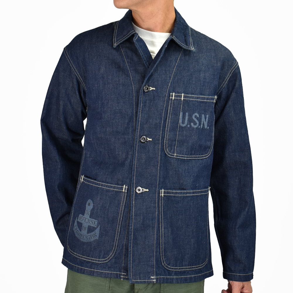 コリンボ COLIMBO ジャケット NAVAL WORK JKT. N-3 TYPE 10oz DENIM CUSTOM NAD  CHARLESTON ネイバル ワークジャケット N-3タイプ カバーオール デニム ZZ-0164