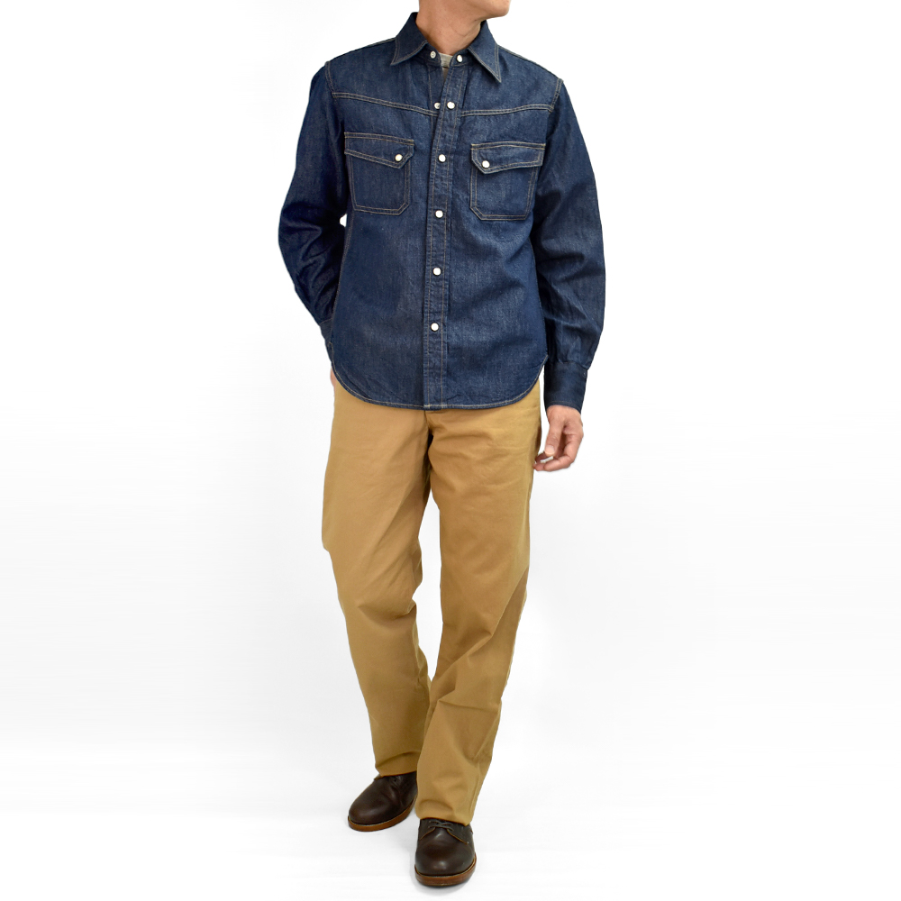 DELUXEWARE デニムシャツ Medium 楽天市場】DELUXEWARE 40s DENIM SHIRT デラックスウエア 40s デニム