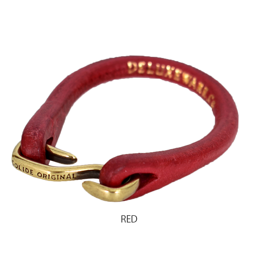 デラックスウエア DELUXEWARE ブレスレット LEATHER BRACELET DLE-001 メール便発送対応可能