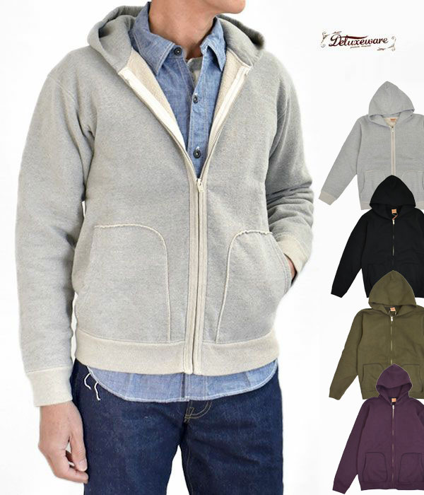DELUXEWARE デラックスウエア パーカー FULLZIP PARKA PLAIN