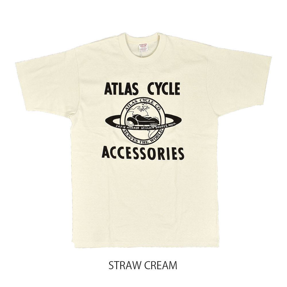 フリーホイーラーズ 半袖tシャツ -ATLAS CYCLE CO.- プリントTシャツ 242500...