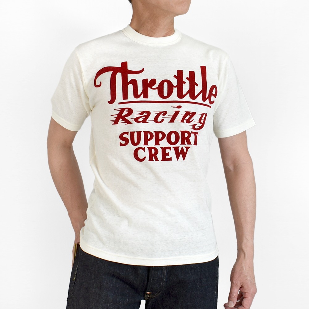 フリーホイーラーズ FREEWHEELERS 半袖tシャツ -Throttle Racing- SU...